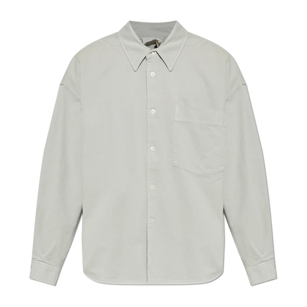 American Vintage Herren Grau Shirts, Sgröße: