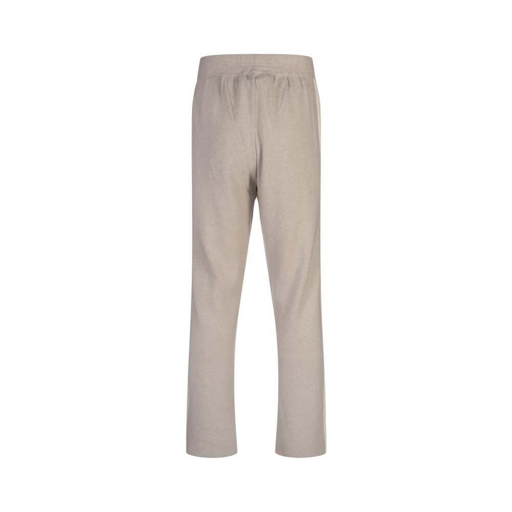 Palm Angels Luxe Bruine Wol Kasjmier Trainingsbroek Brown Heren