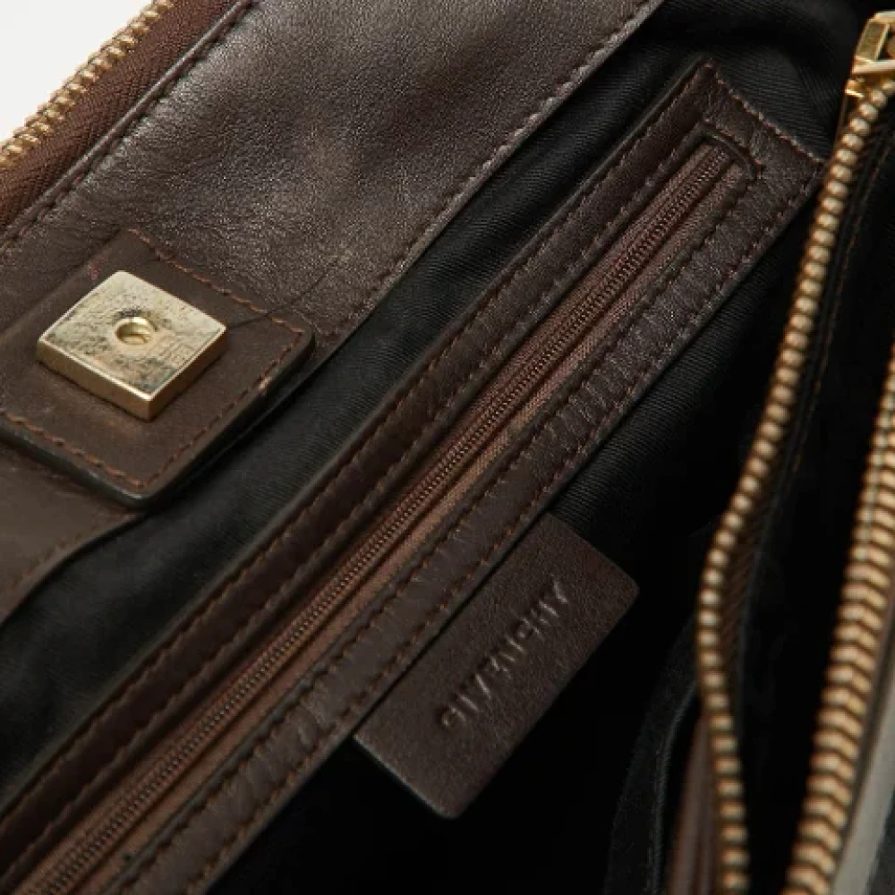 Givenchy Pre-owned Leather totes Brown Dames