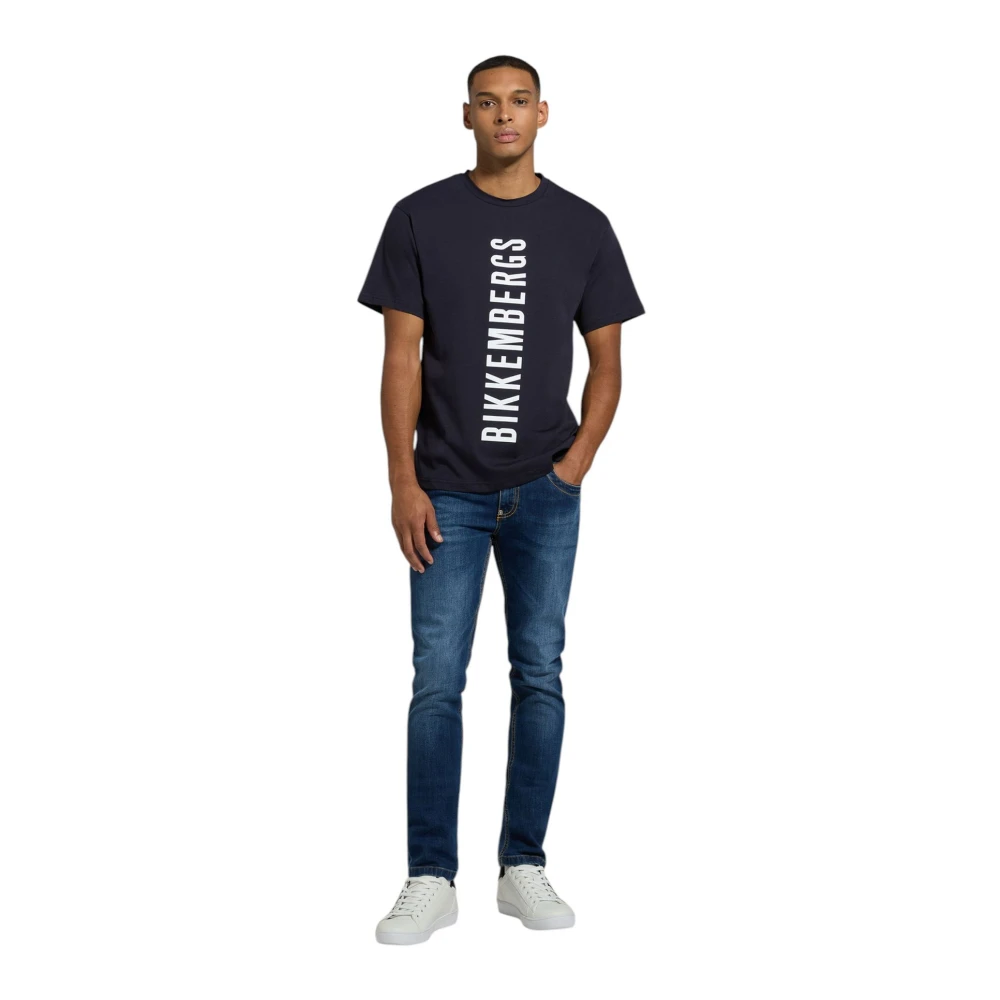 Bikkembergs Korte Mouw T-shirt Blue Heren