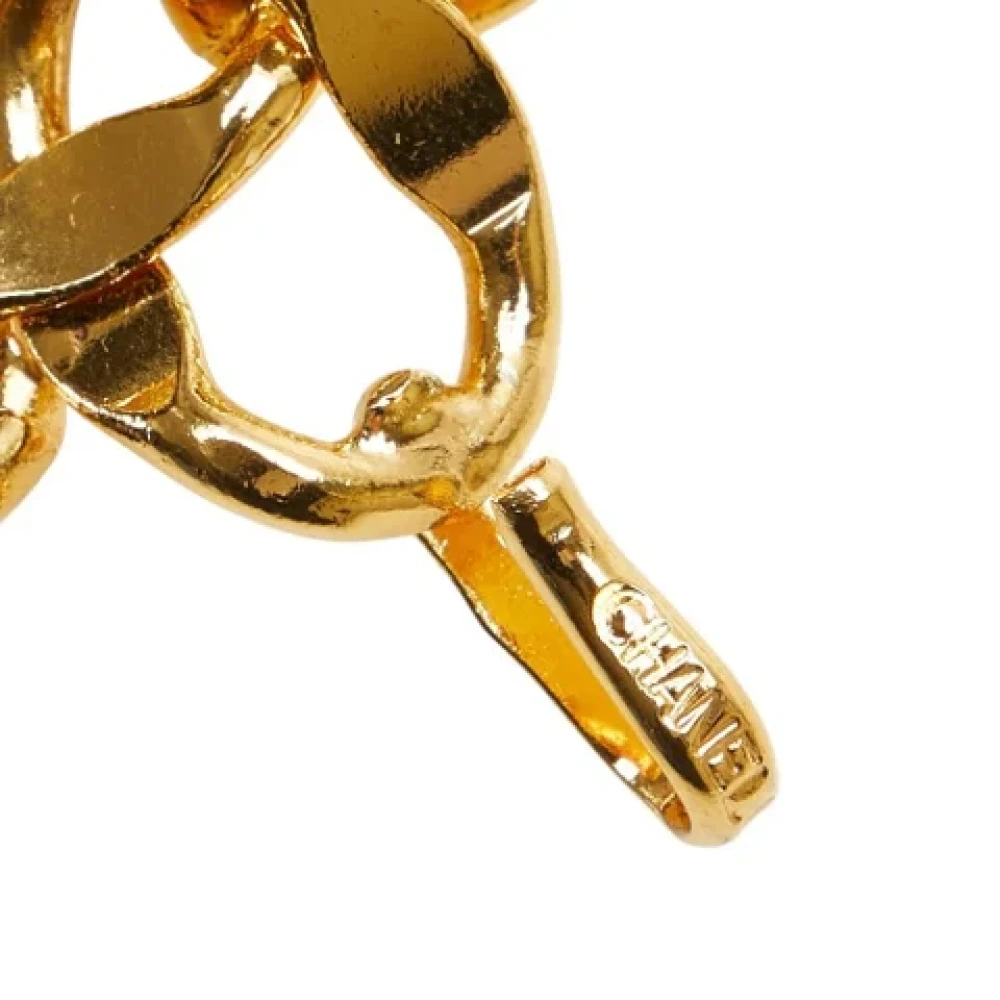 Chanel Vintage Pre-owned Metal belts Yellow Dames