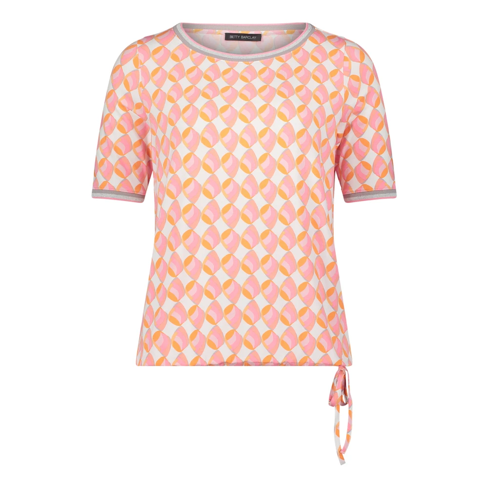 Betty Barclay Casual Shirt met Tunnelkoord en Grafische Print Multicolor Dames