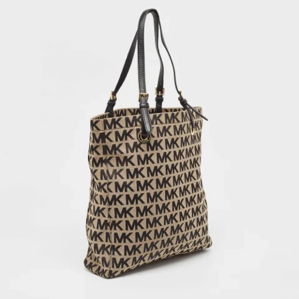 Michael Kors Pre-owned Canvas totes Black Dames