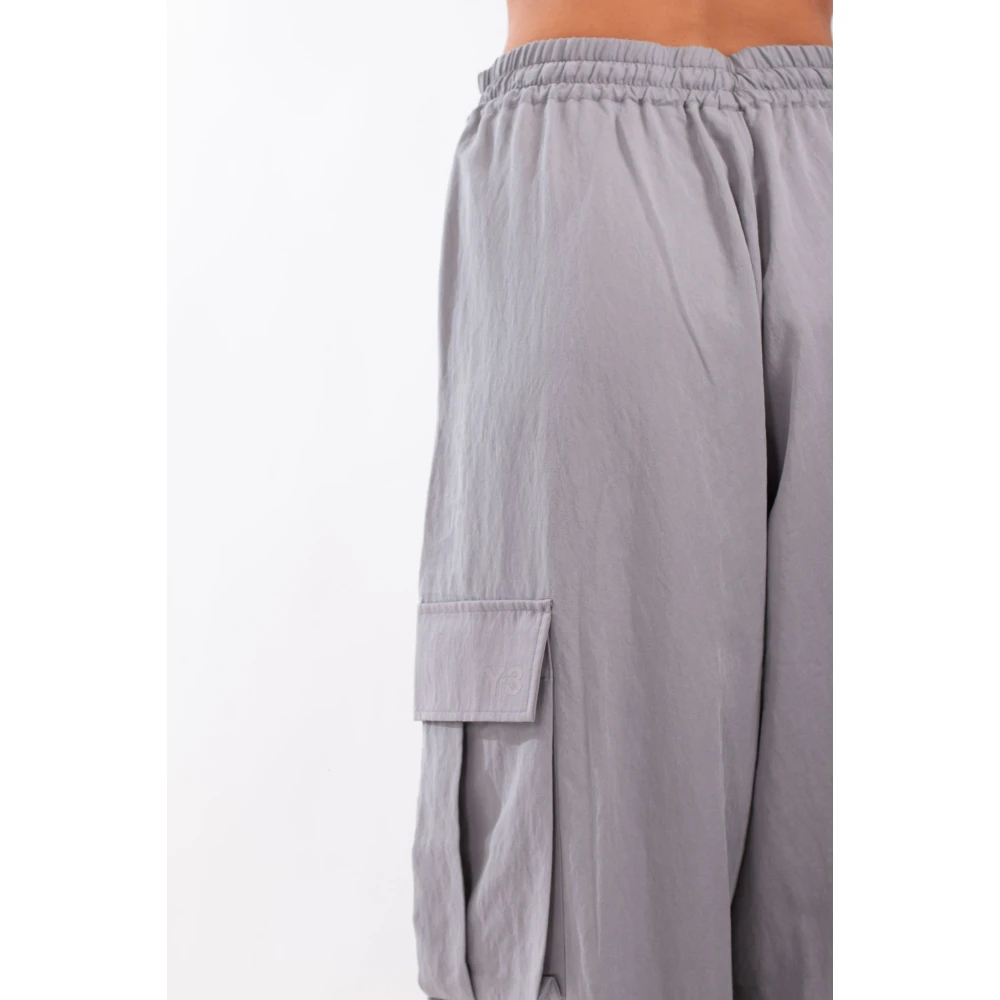 Y-3 Grijze Cargo Broek Gray Dames