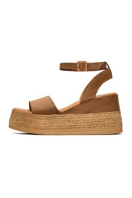 Suede Platform Sandals