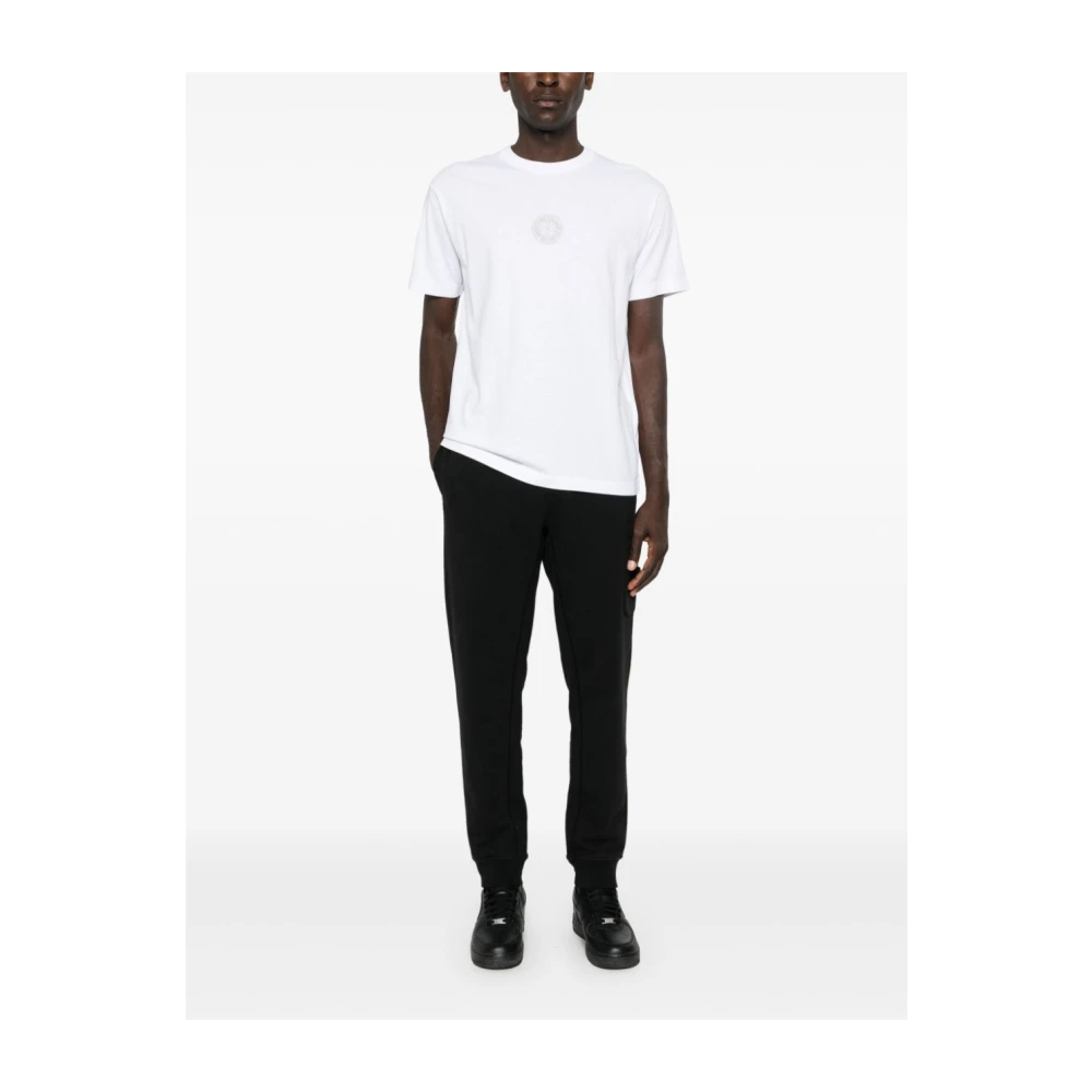 Stone Island Zwarte Broek voor Mannen Black Heren