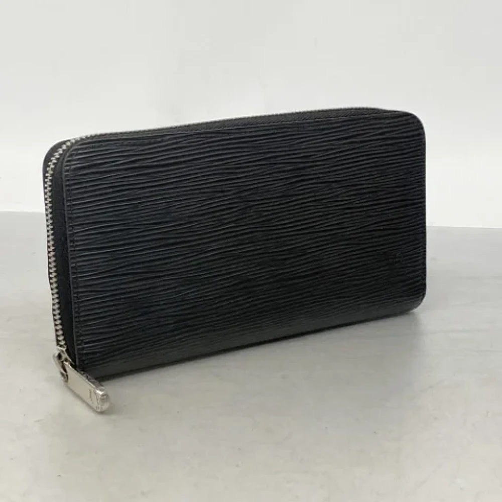Louis Vuitton Vintage Pre-owned Fabric wallets Black Dames