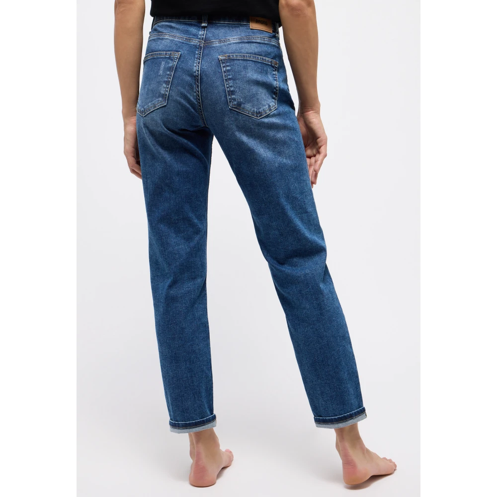 Angels Paillet Vriendje Stijl Top Blue Dames