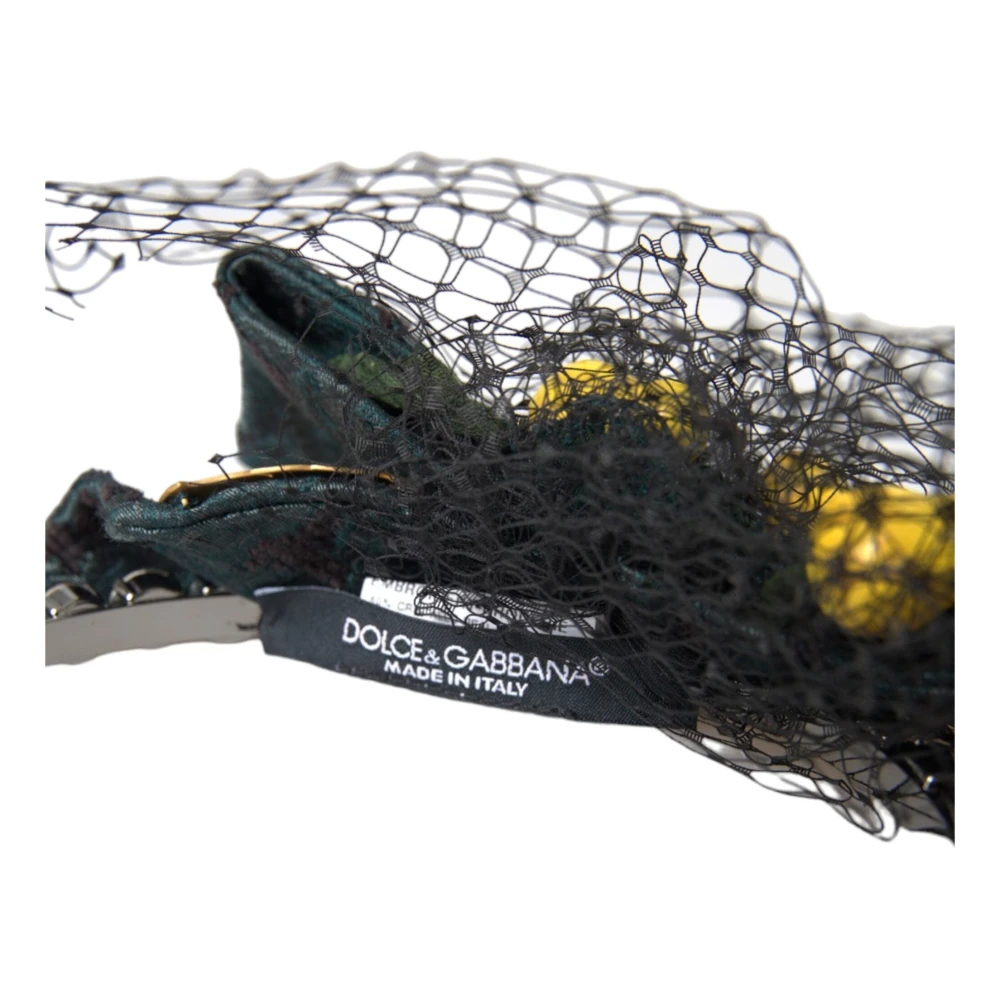 Dolce & Gabbana Siciliaanse Citroen Kristal Hoofdband Tiara Multicolor Dames