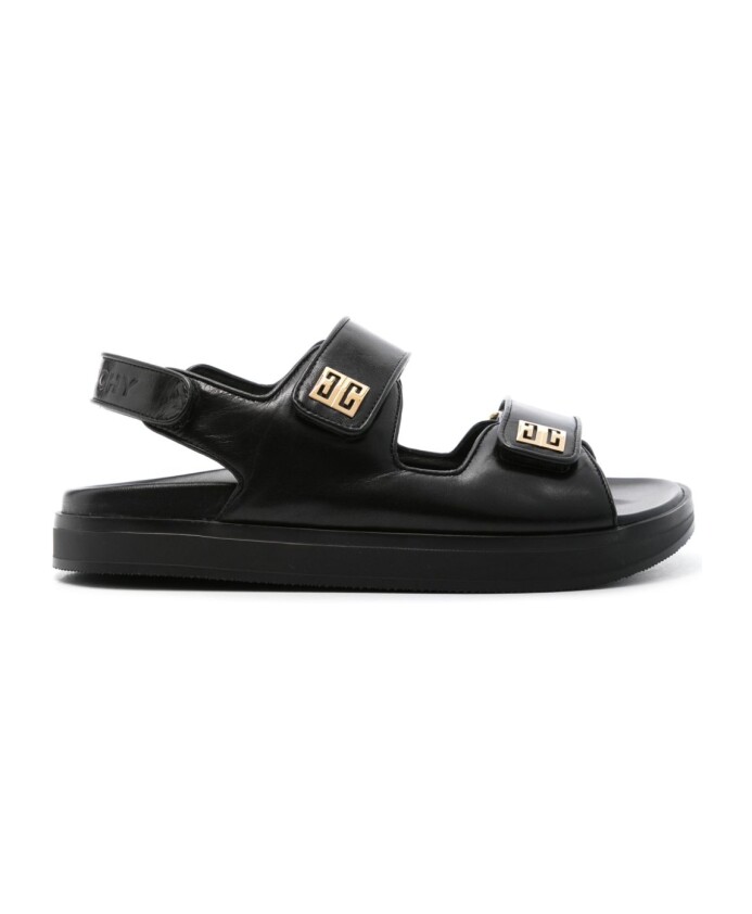 black-sandals-with-4g-motif-design