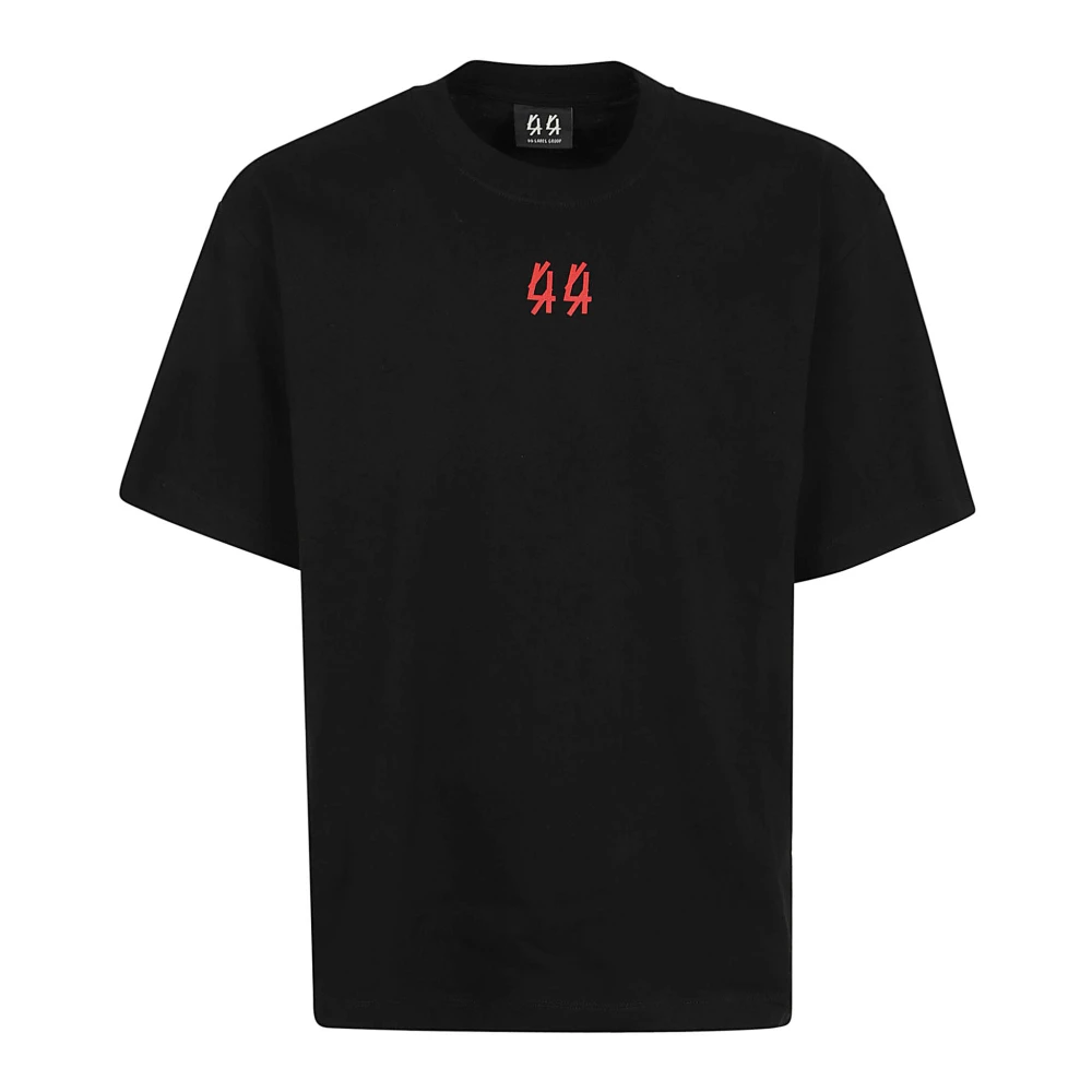 44 Label Group T-shirt met ronde hals Black Heren