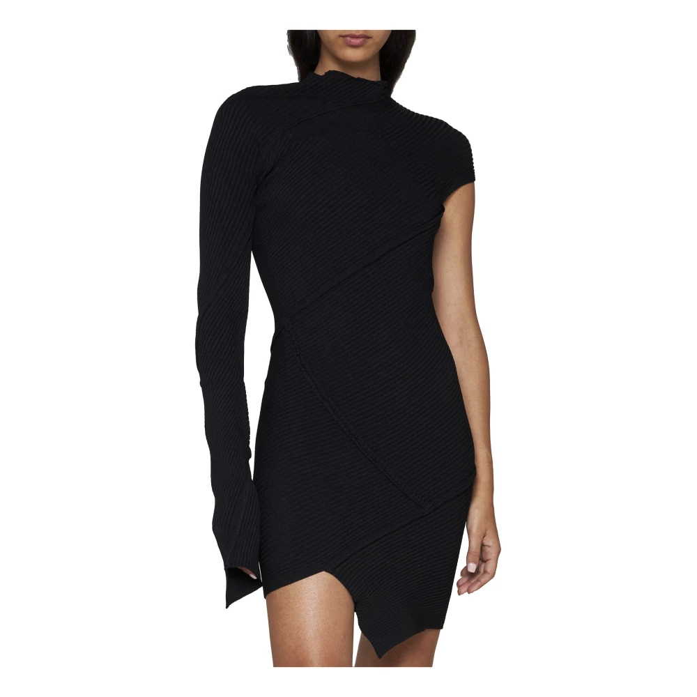 Balenciaga Stijlvolle Zwarte Jurk Black Dames