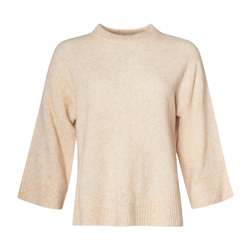 Lind Donna Beige - Maglieria Girocollo - Knitwear - L