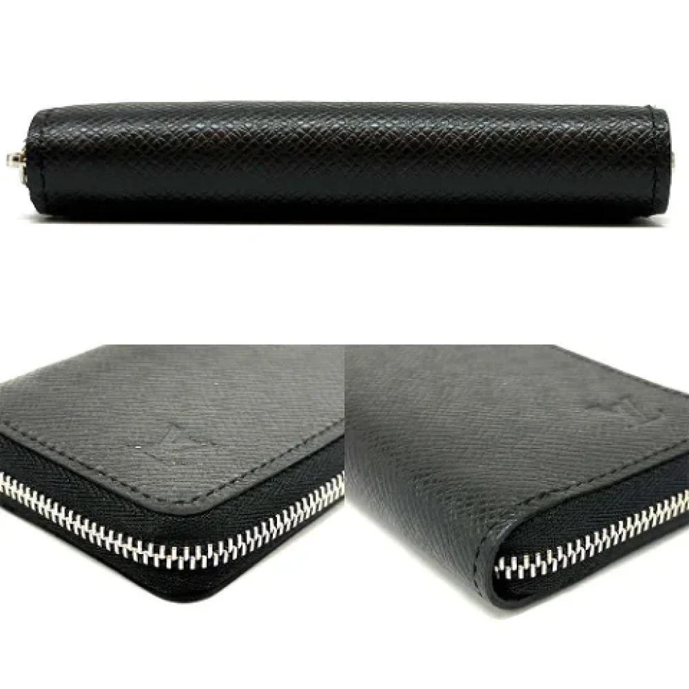 Louis Vuitton Vintage Pre-owned Canvas wallets Black Heren