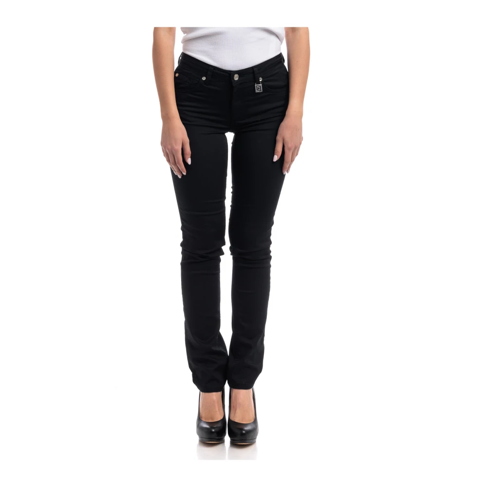 Liu Jo Women's Black Skinny Fit Jeans, W32, Magnetic Regular Fit Trousers