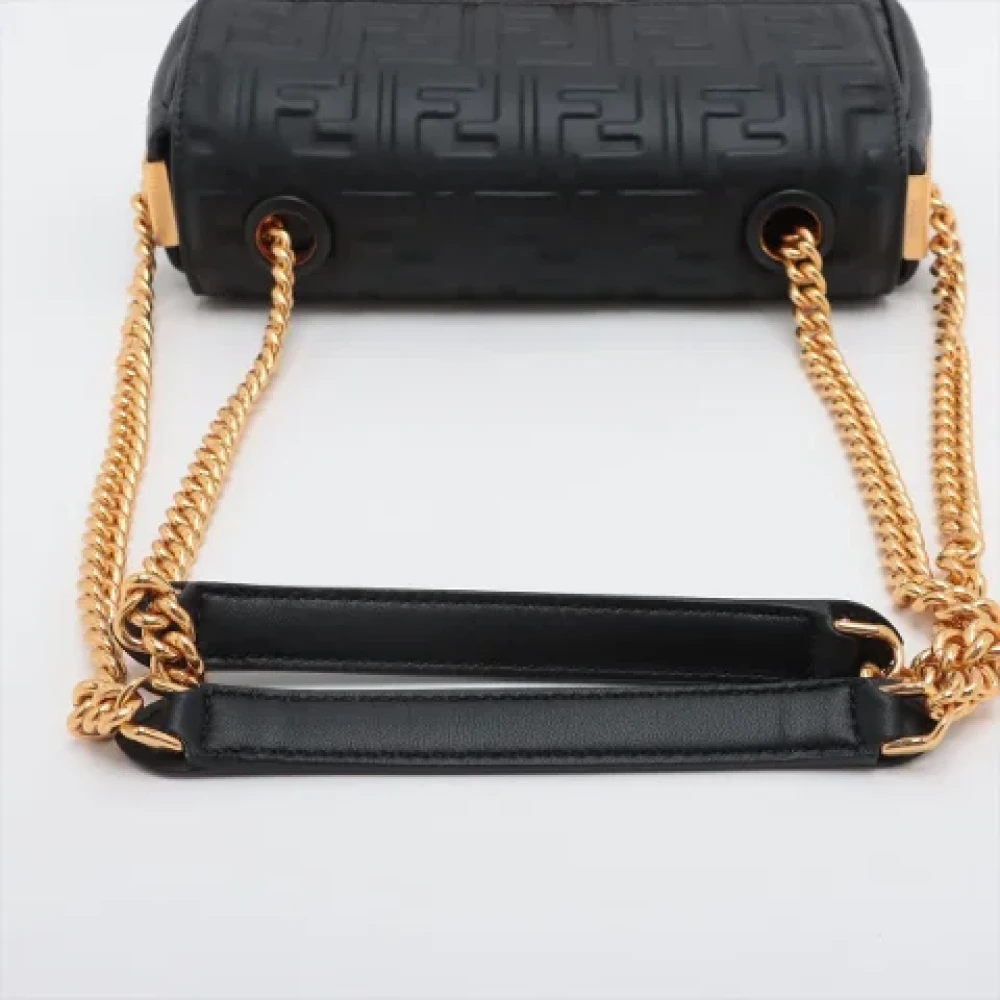 Fendi Vintage Pre-owned Leather fendi-bags Black Dames