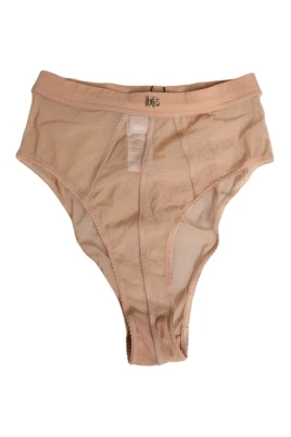 Sheer Mesh High Waist Briefs