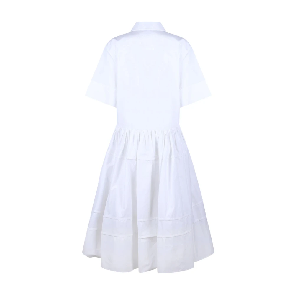 Jil Sander Elegante Jurken Collectie White Dames