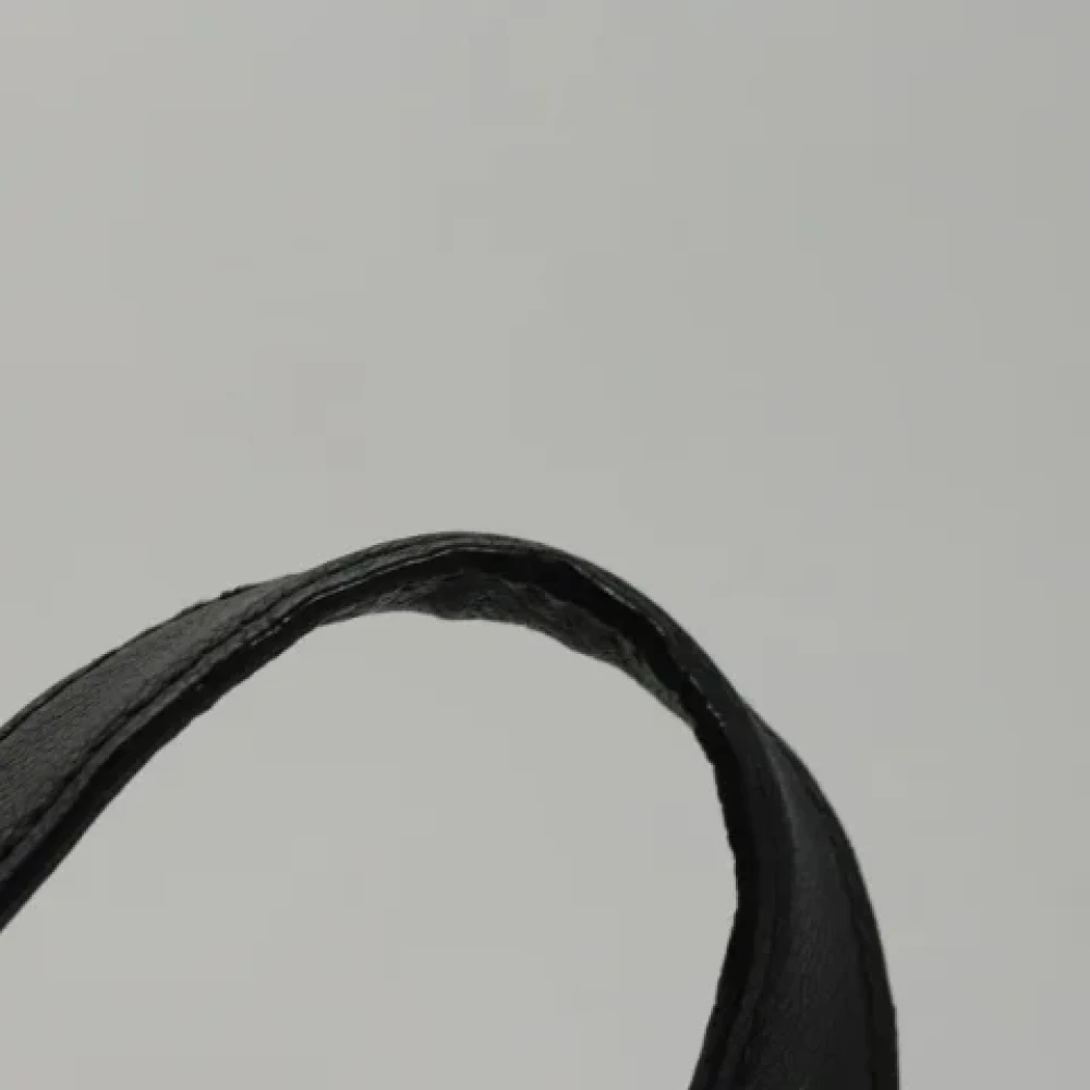 Saint Laurent Vintage Pre-owned Leather handbags Black Dames