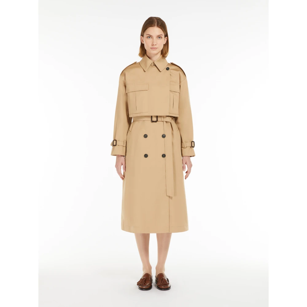 Max Mara Weekend Waterafstotende trenchcoat set Beige Dames