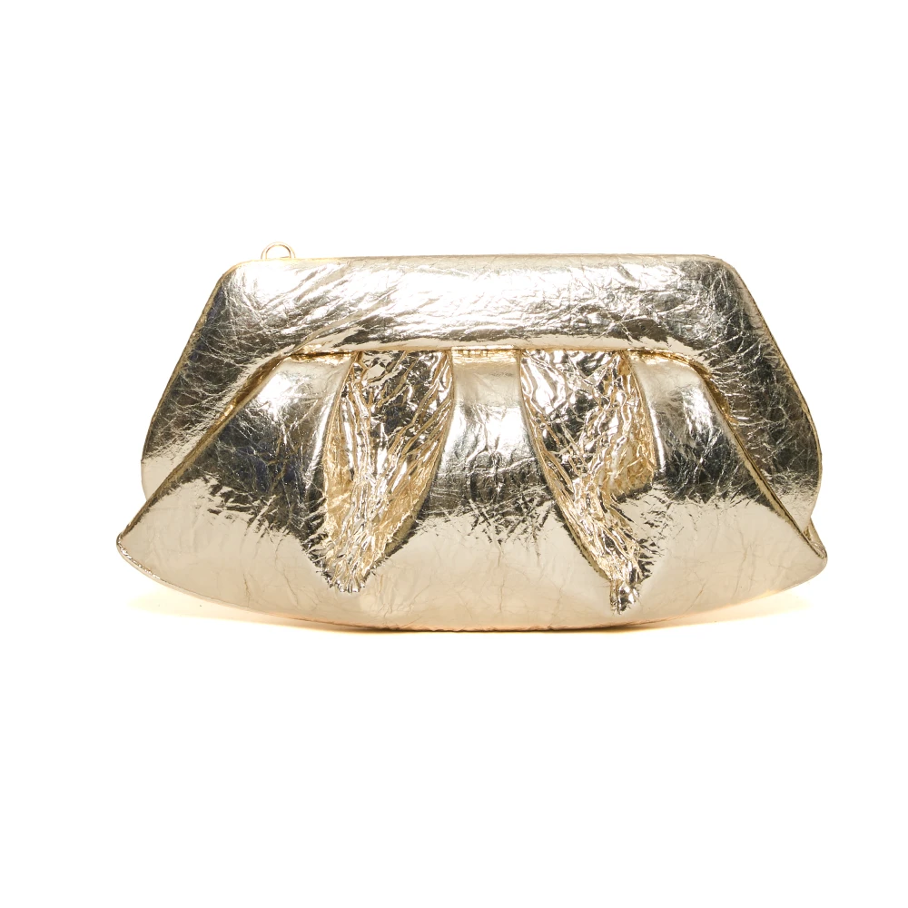 THEMOIRè Gouden Spiegel Clutch Dames Tas Yellow Dames