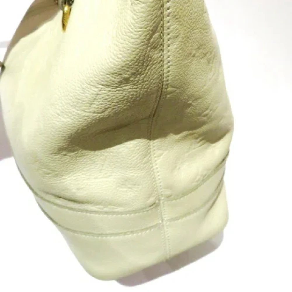 Louis Vuitton Vintage Pre-owned Canvas backpacks White Dames