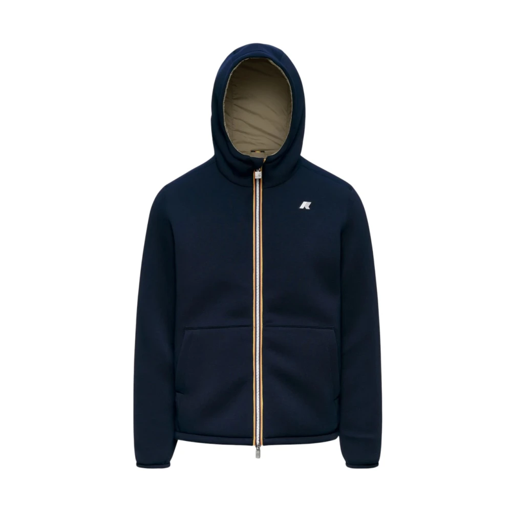 K-Way Jack Spacer Nylon Double Jacket - Male - Light Jackets - Blue - M - Jackets - Image 3