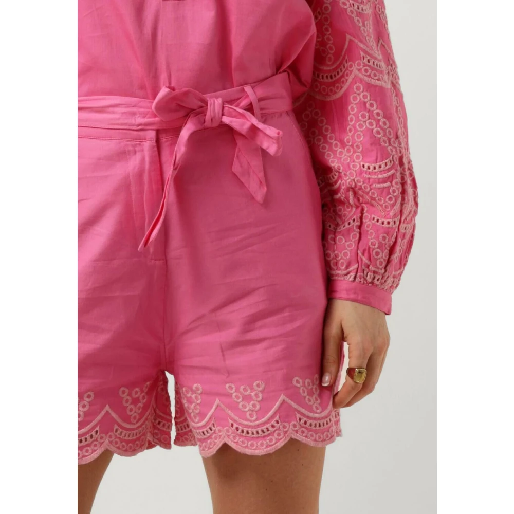 Freebird Roze Polina Shorts voor de Zomer Pink Dames