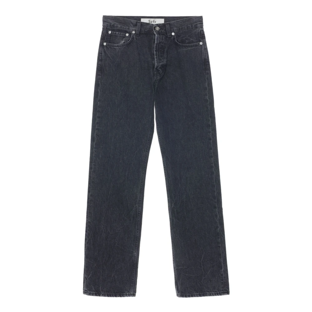Séfr Bruine Melange Jas Knoopsluiting Lange Mouw Brown Heren