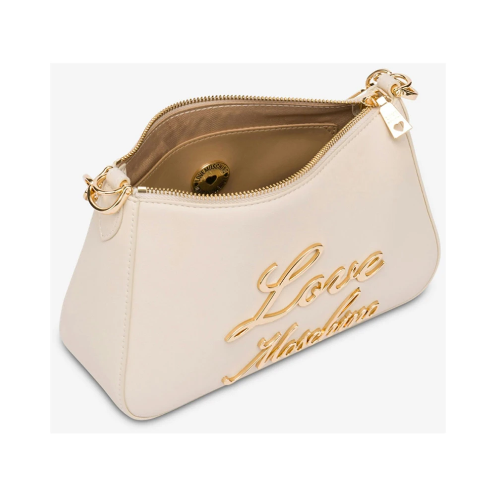 Love Moschino handtas met kettinghandvat Beige Dames