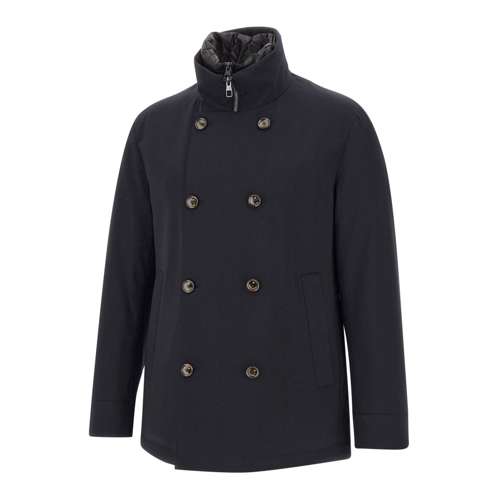 Montecore Middernachtblauwe Technische Stofjas Blue Heren