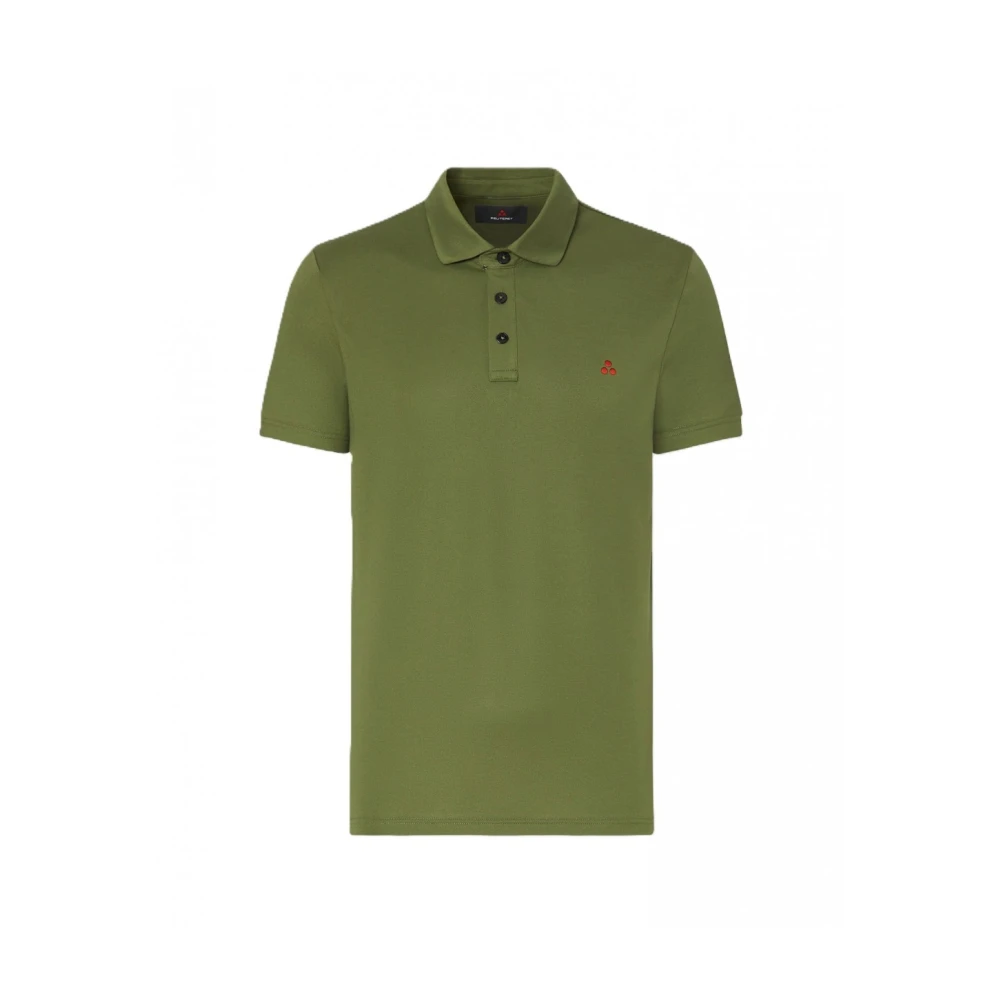 Peuterey Green Polo Shirts, Male, S, Mezzola 02 Polo