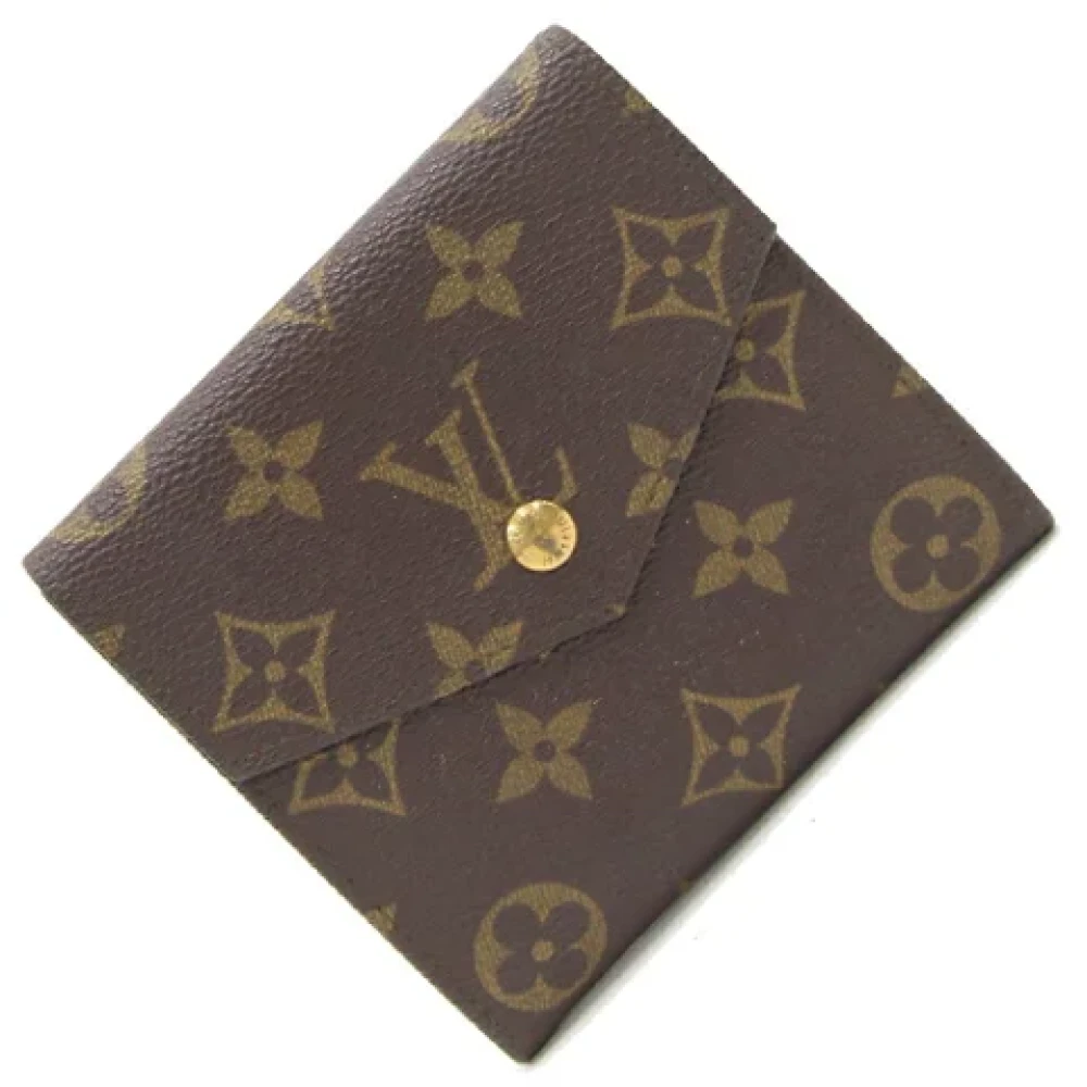 Louis Vuitton Vintage Pre-owned Canvas wallets Brown Dames