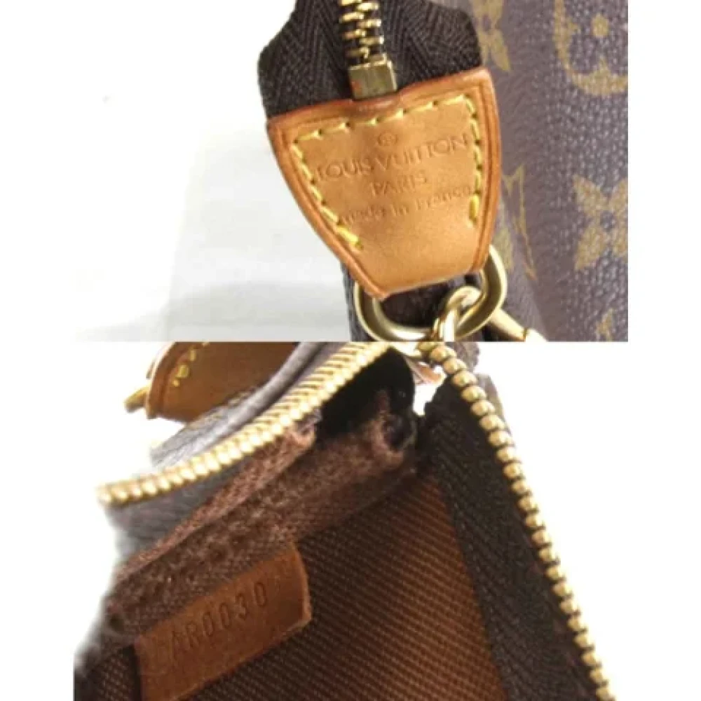 Louis Vuitton Vintage Pre-owned Canvas clutches Brown Dames