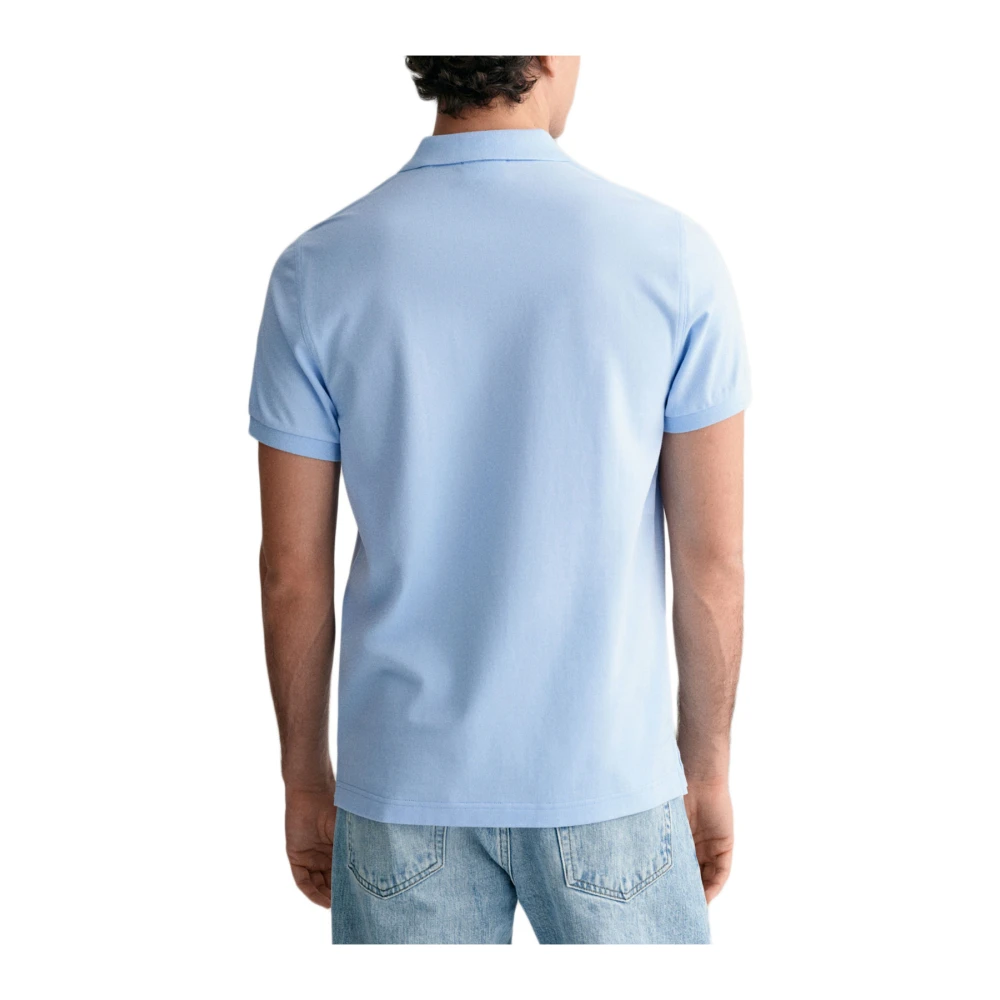 Gant Polo Shirts Blue Heren