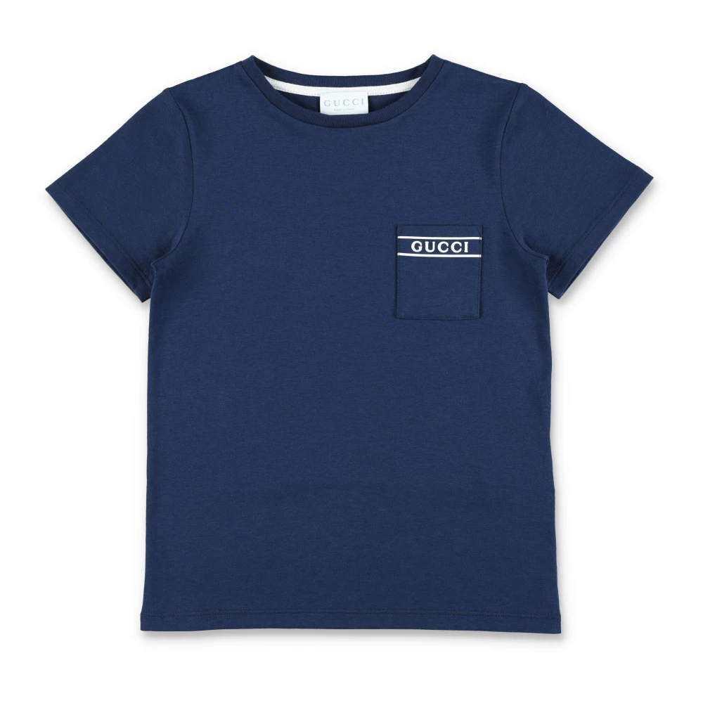Gucci Boys Blue T-Shirt - Kids Short Sleeve T-Shirts - 12 Y - Kids