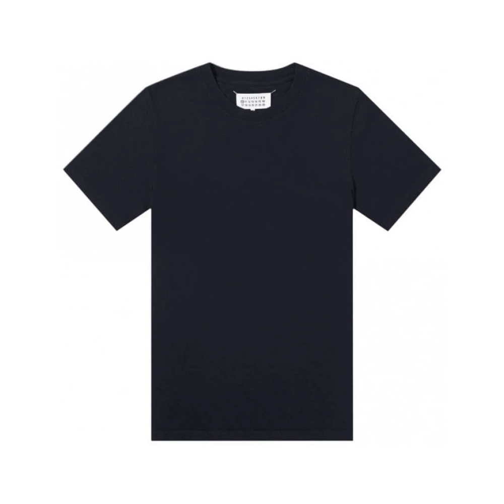 Maison Margiela Heren korte mouw katoenen T-shirt Black Heren