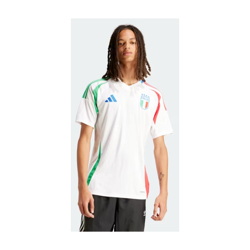 Adidas Italië Uitshirt Wit Groen Rood White Heren