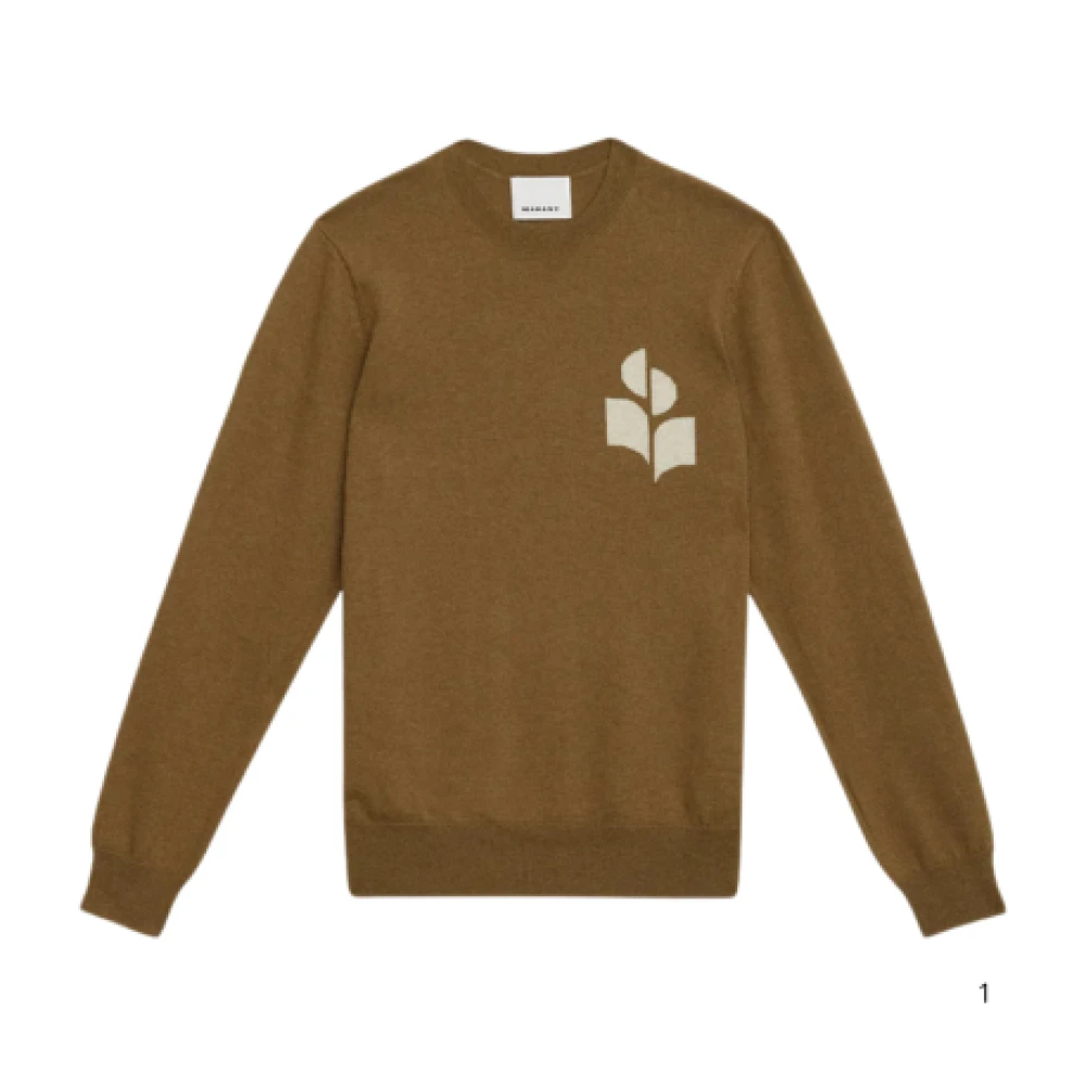 Isabel Marant Hombre Verde - Jersey Clásico De Cuello Redondo - Knitwear - S