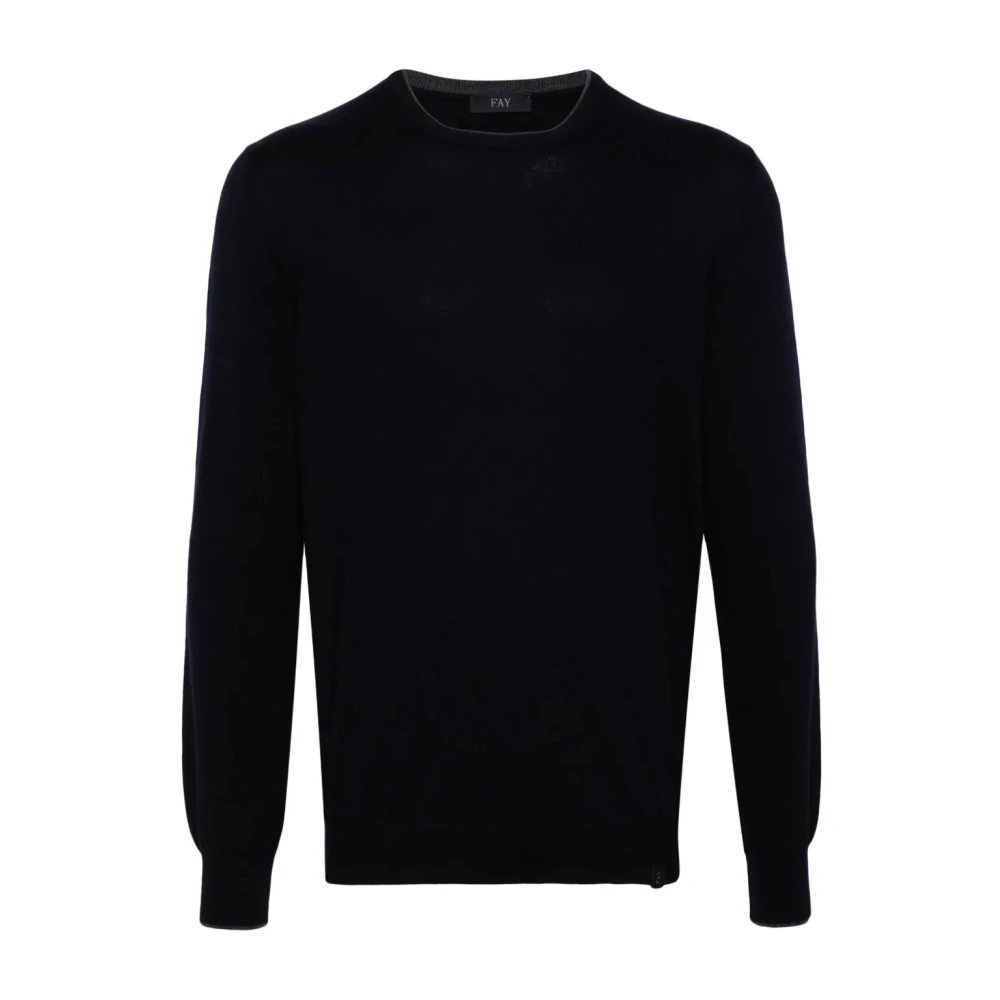 Knitwear > Round-neck Knitwear - - Fay - Modalova