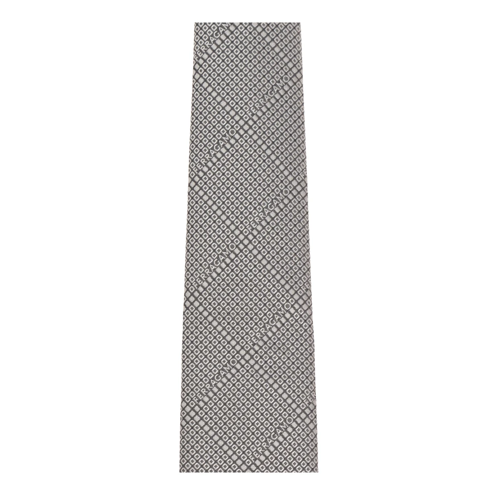 Salvatore Ferragamo Zijden stropdas Gray Heren