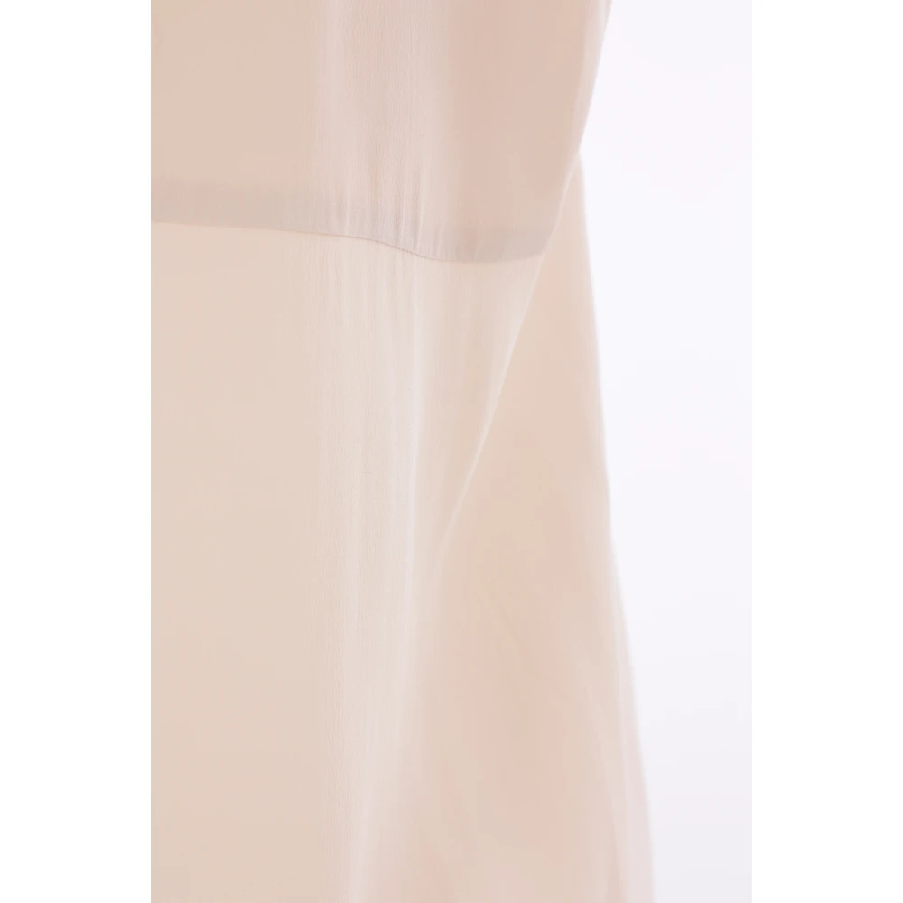Simone Rocha Stijlvolle Naadloze Jurk Beige Dames