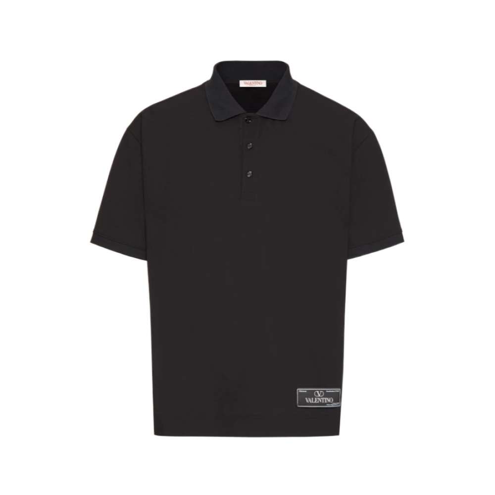 Valentino Stijlvolle Polo Shirt voor Mannen Black Heren