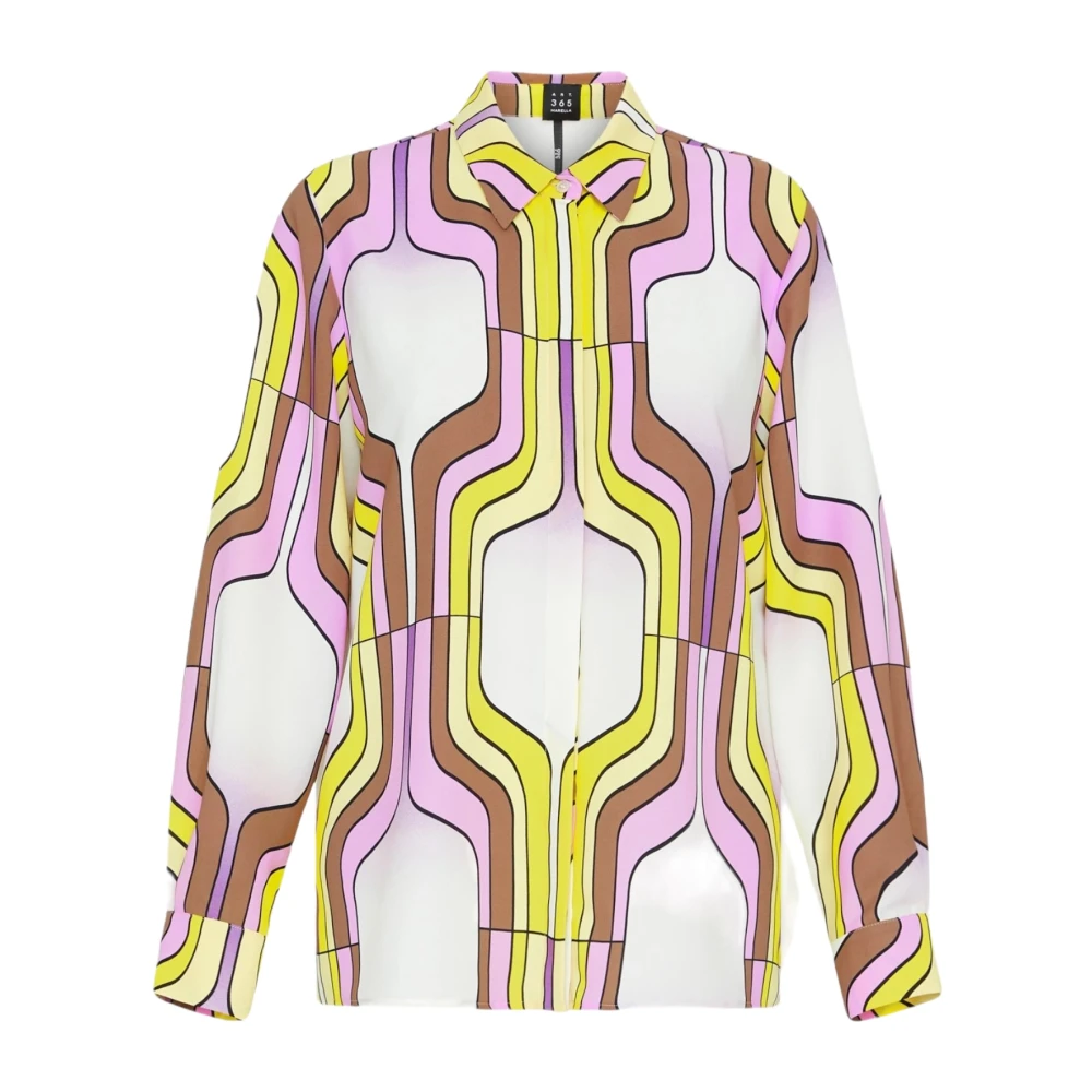 Marella Geometrisch Patroon Sirena Shirt Multicolor Dames