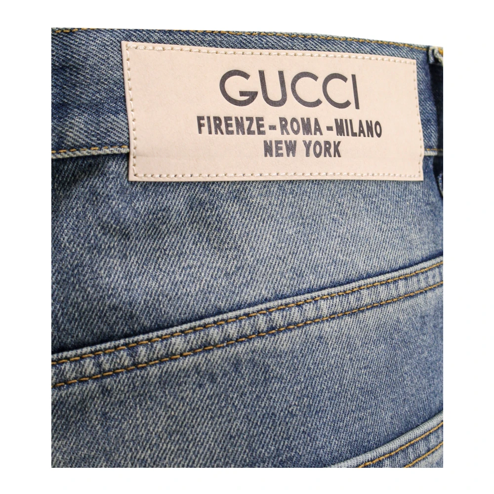Gucci Herenkleding Jeans Blauw Aw23 Blue Heren