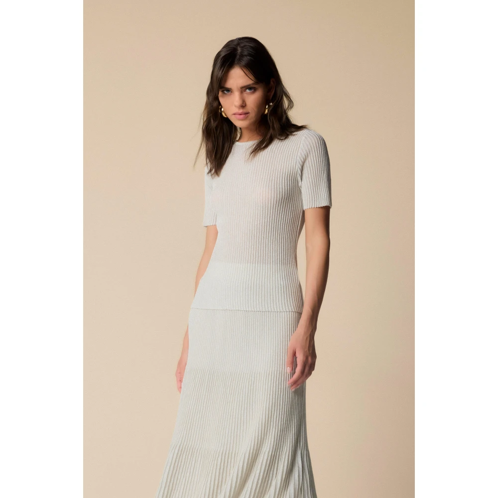 Kocca Elegante minimalistische damesshirt White Dames