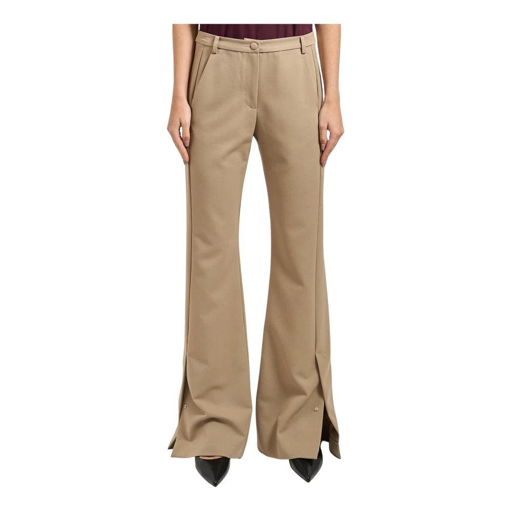 Patrizia Pepe Damen Beige Hosen, Lgröße: