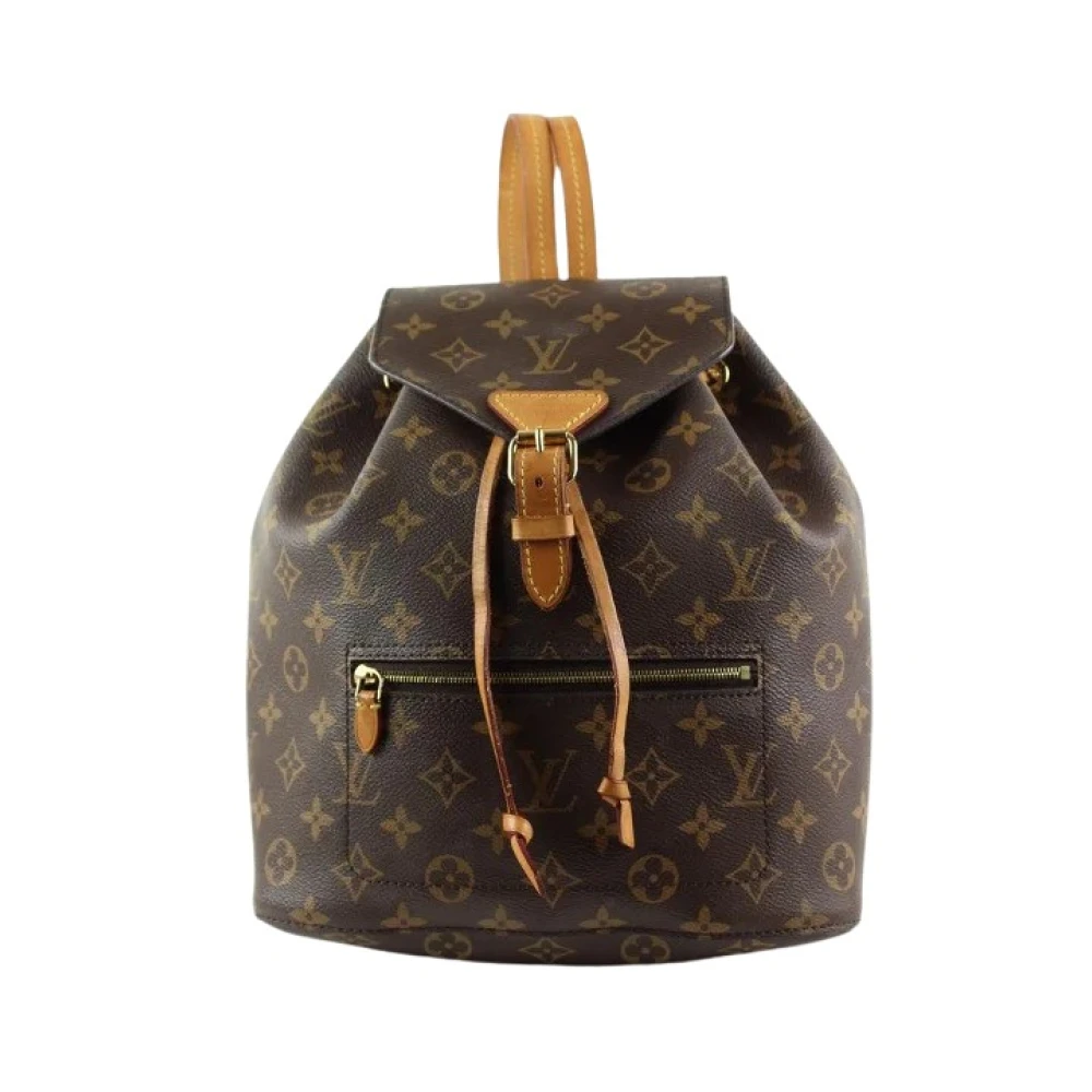 Louis Vuitton Vintage Begagnad Ryggsäck, Sp4157, Made in France Brown, Dam