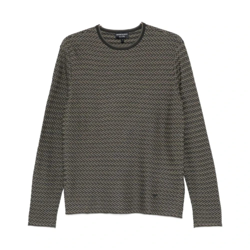 Emporio Armani Herren Grau Strickwaren, Lgröße: