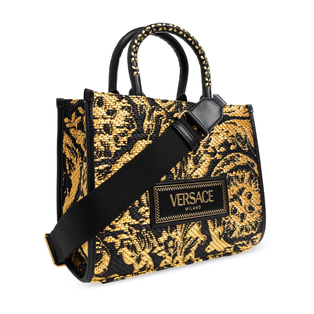 Versace Tas Athena Klein Black Dames